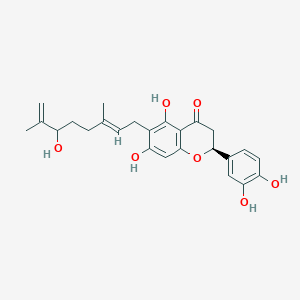 molecular formula C25H28O7 B1250012 tanariflavanone D 