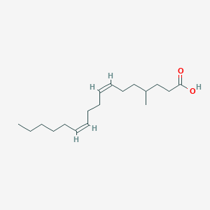 molecular formula C18H32O2 B1250014 4-Methyl-7,11-heptadecadienoic acid 