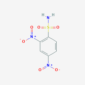molecular formula C6H5N3O6S B1250028 2,4-Dinitrobenzenesulfonamide CAS No. 73901-01-6