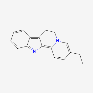 molecular formula C17H16N2 B1250031 3-Ethyl-6,7-dihydroindolo[2,3-a]quinolizine 
