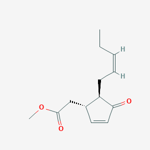 molecular formula C13H18O3 B1250032 Methyl 4,5-didehydrojasmonate 