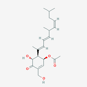 molecular formula C22H32O5 B1250036 Phorbasin C 