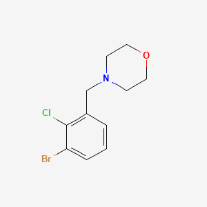 molecular formula C11H13BrClNO B12500383 4-(3-Bromo-2-chlorobenzyl)morpholine 