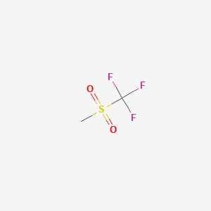 molecular formula C2H3F3O2S B1250043 TRIFLUORO(METHANESULFONYL)METHANE CAS No. 421-82-9