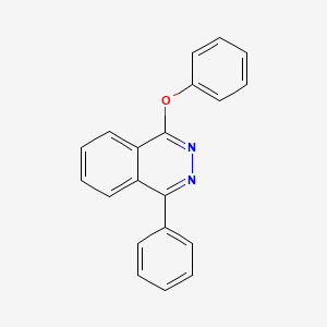 molecular formula C20H14N2O B12500445 1-Phenoxy-4-phenylphthalazine 