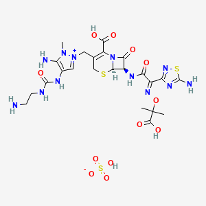 molecular formula C23H32N12O12S3 B1250060 Ceftolozane sulfate 