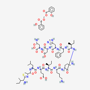 molecular formula C81H117N17O23S B1250068 Bacitracin methylene disalicylate CAS No. 55852-84-1