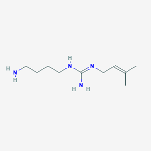 Guanidine, N-(4-aminobutyl)-N'-(3-methyl-2-buten-1-yl)-