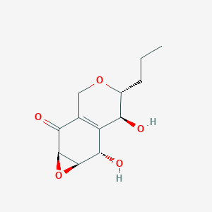 molecular formula C12H16O5 B1250083 Cycloepoxydon 