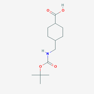 molecular formula C13H23NO4 B125009 BOC-TRANEXAMIC ACID CAS No. 847416-70-0