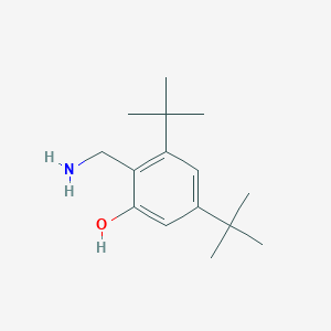 molecular formula C15H25NO B1250090 2-(Aminomethyl)-3,5-ditert-butyl-phenol 