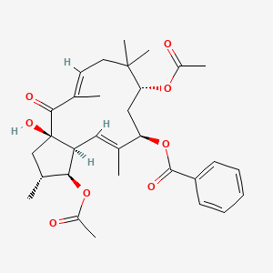 molecular formula C31H40O8 B1250091 pubescene D 
