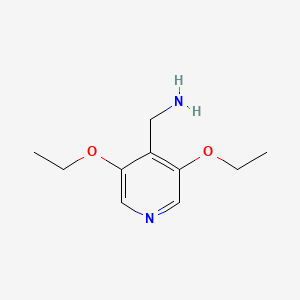4-Pyridinemethanamine, 3,5-diethoxy-