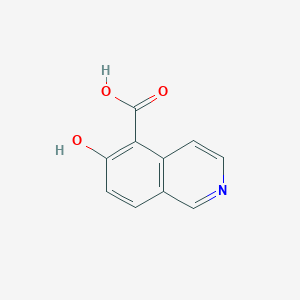 molecular formula C10H7NO3 B12500993 6-Hydroxyisoquinoline-5-carboxylic acid 