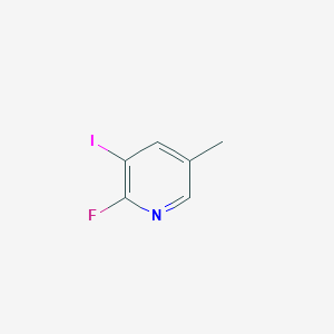 molecular formula C6H5FIN B125011 2-氟-3-碘-5-甲基吡啶 CAS No. 153034-78-7