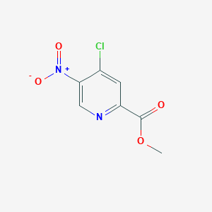 molecular formula C7H5ClN2O4 B12501177 Methyl 4-chloro-5-nitropicolinate 