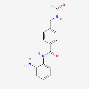 molecular formula C15H15N3O2 B12501185 N-(2-Aminophenyl)-4-(formamidomethyl)benzamide 