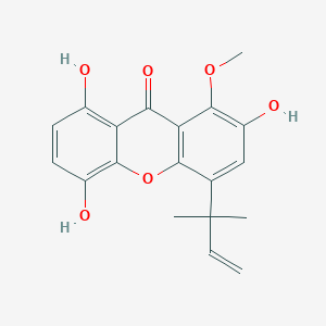 molecular formula C19H18O6 B1250144 Garciniaxanthone H 