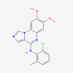 N-(2-chloro-6-methylphenyl)-7,8-dimethoxyimidazo[1,5-a]quinoxalin-4-amine