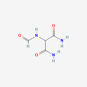 molecular formula C4H7N3O3 B12501538 2-Formamidopropanediamide 