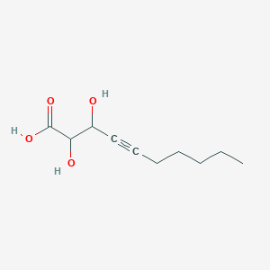 molecular formula C10H16O4 B1250158 2,3-dihydroxydec-4-ynoic Acid 