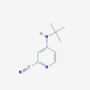 molecular formula C10H13N3 B12501657 4-(Tert-butylamino)picolinonitrile 