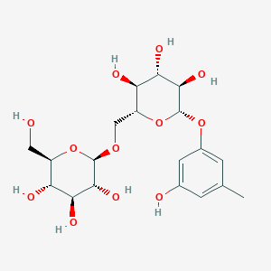 molecular formula C19H28O12 B1250168 Orcinol gentiobioside 