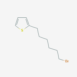 molecular formula C10H15BrS B12501685 2-(6-Bromohexyl)thiophene CAS No. 116816-87-6