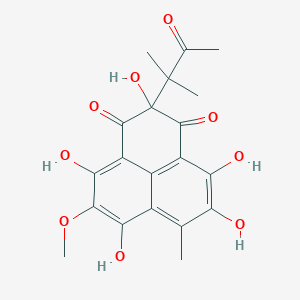 molecular formula C20H20O9 B1250172 Sculezonone B 