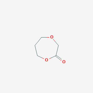 molecular formula C5H8O3 B1250180 1,4-Dioxepan-2-one CAS No. 3207-00-9