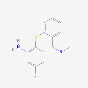 2-[[2-[(Dimethylamino)methyl]phenyl]thio]-5-fluoroaniline