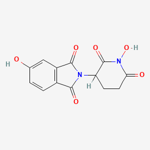 molecular formula C13H10N2O6 B1250186 5,1'-Dihydroxy thalidomide CAS No. 478785-12-5