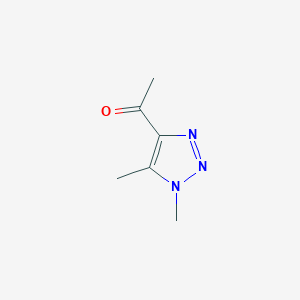 molecular formula C6H9N3O B125019 1-(1,5-Dimethyltriazol-4-yl)ethanone CAS No. 151797-83-0