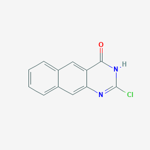 molecular formula C12H7ClN2O B12502003 2-Chlorobenzo[g]quinazolin-4(3H)-one 