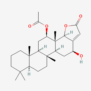 12-O-acetyl-16-O-deacetyl-16-epi-scalarobutenolide