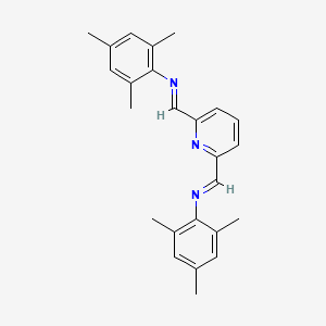 molecular formula C25H27N3 B1250211 2,6-Bis(mesityliminomethyl)pyridine 