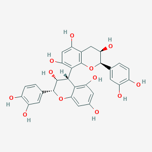 molecular formula C30H26O12 B1250221 (-)-Epicatechin-(4alpha->8)-(-)-epicatechin 