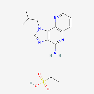 molecular formula C15H21N5O3S B1250227 Epetirimod esylate CAS No. 885483-02-3