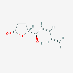 molecular formula C10H14O3 B1250228 sapinofuranone B 