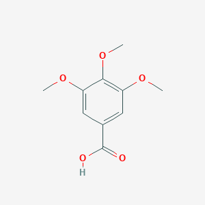 molecular formula C10H12O5 B125023 3,4,5-Trimethoxybenzoic acid CAS No. 118-41-2