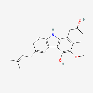 molecular formula C22H27NO3 B1250230 Neocarazostatin B 