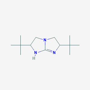 molecular formula C13H25N3 B12502337 2,6-di-tert-butyl-1H,2H,3H,5H,6H-[1,3]diazolo[1,2-a]imidazole 
