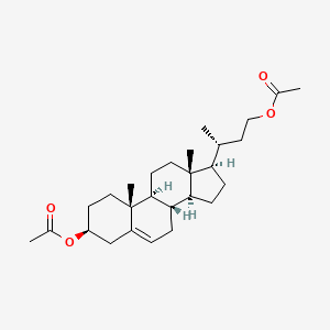 molecular formula C27H42O4 B1250253 3,23-Diacetoxy-24-nor-5-cholene CAS No. 64907-37-5