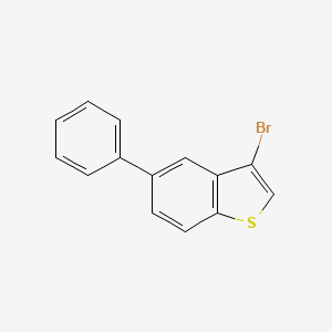 molecular formula C14H9BrS B12502570 3-Bromo-5-phenylbenzo[b]thiophene 