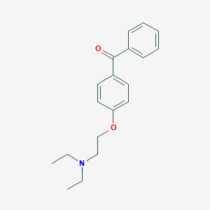 molecular formula C19H23NO2 B125026 4-[2-(Diethylamino)ethoxy]benzophenone CAS No. 796-77-0