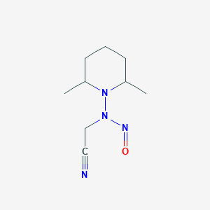 N-(cis-2,6-Dimethylpiperidino)-N-nitroso-2-aminoacetonitril