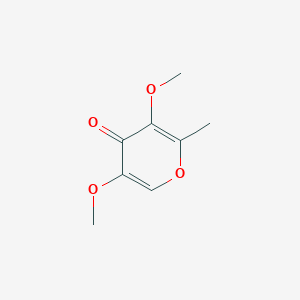 molecular formula C8H10O4 B1250280 3,5-Dimethoxy-2-methyl-pyran-4-one 