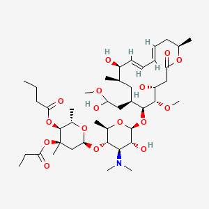 molecular formula C43H73NO16 B1250285 Rokitamycin monomethylacetal 