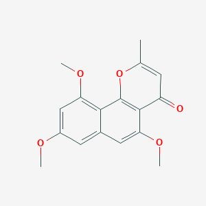 molecular formula C17H16O5 B1250289 5-甲基黄樟素 