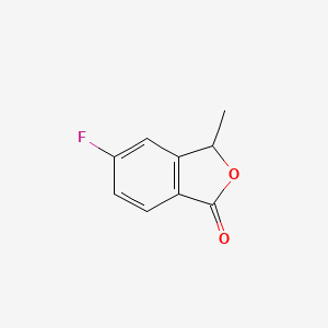 molecular formula C9H7FO2 B12502954 5-fluoro-3-methylisobenzofuran-1(3H)-one 